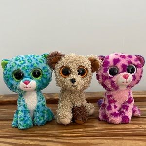 set of three unused beanie boos
